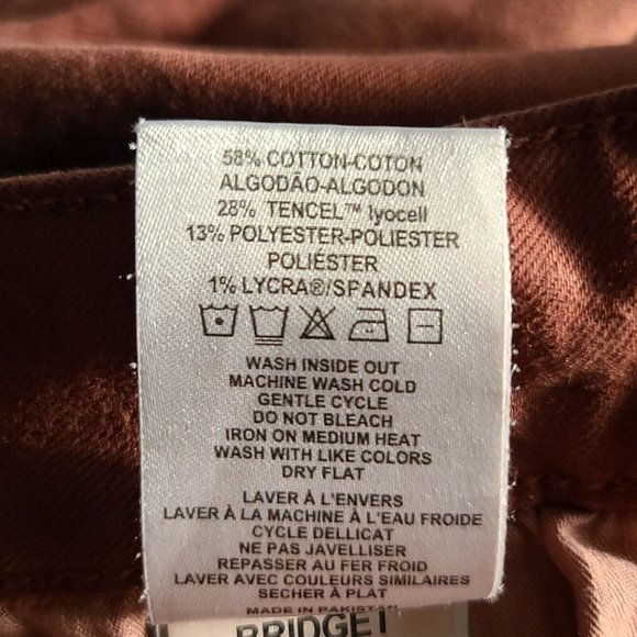 DL1961 X Marianna Hewitt Bridget Cropped High Rise Instasculpt Boot 18W Redwood - Picture 11 of 12